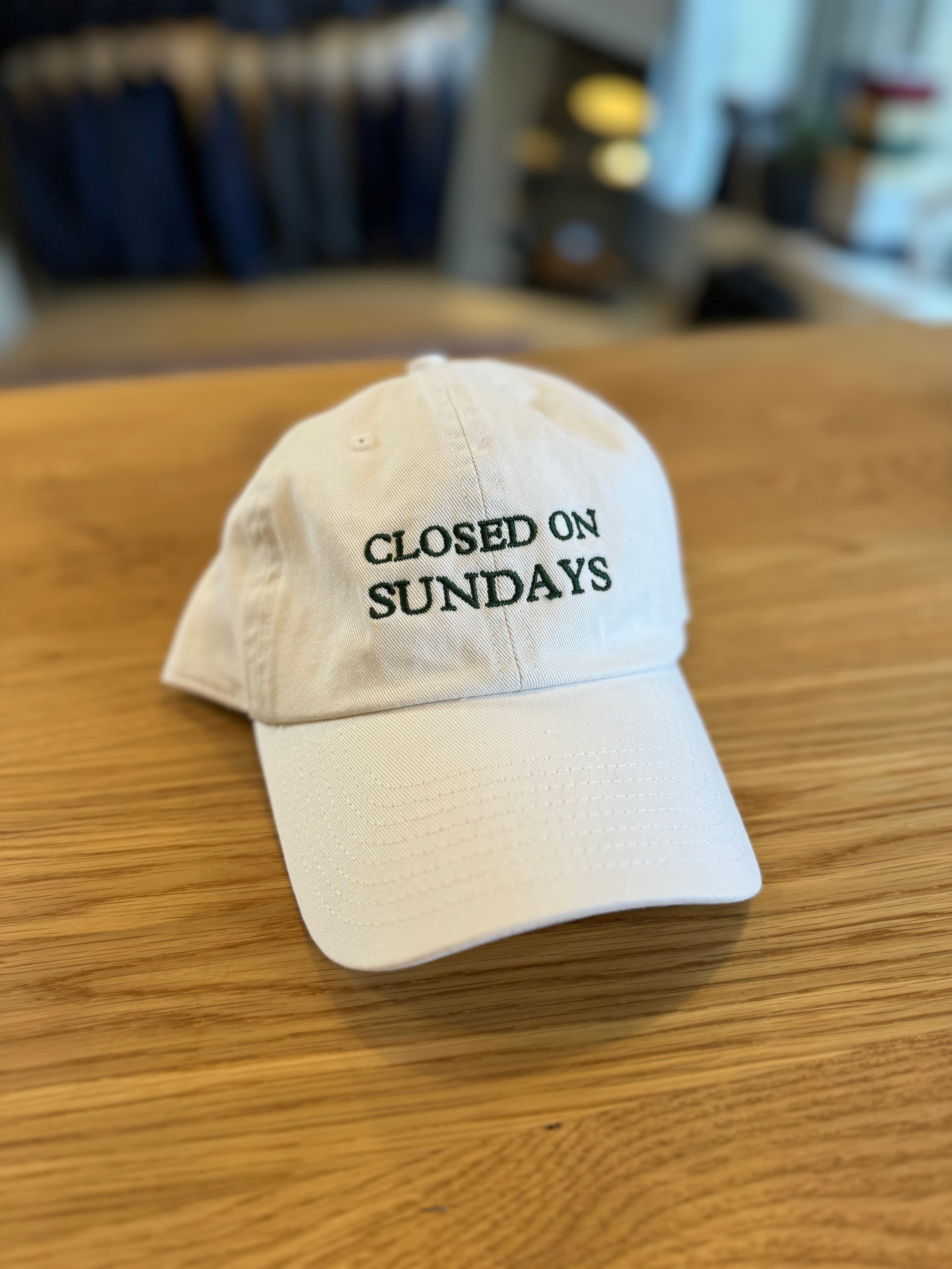 LIMITED PREORDER: Closed on Sundays Cap