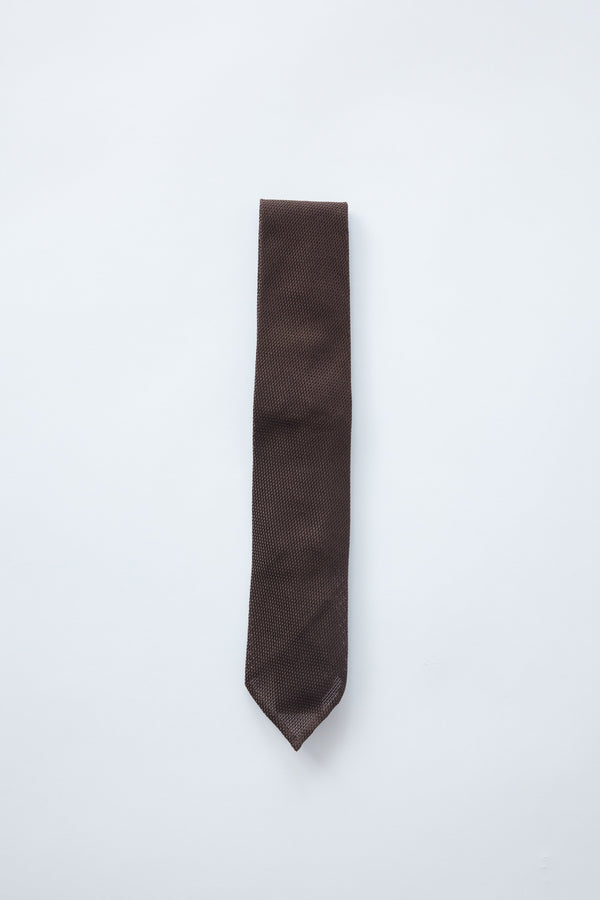 Elk Brown Grenadine Tie