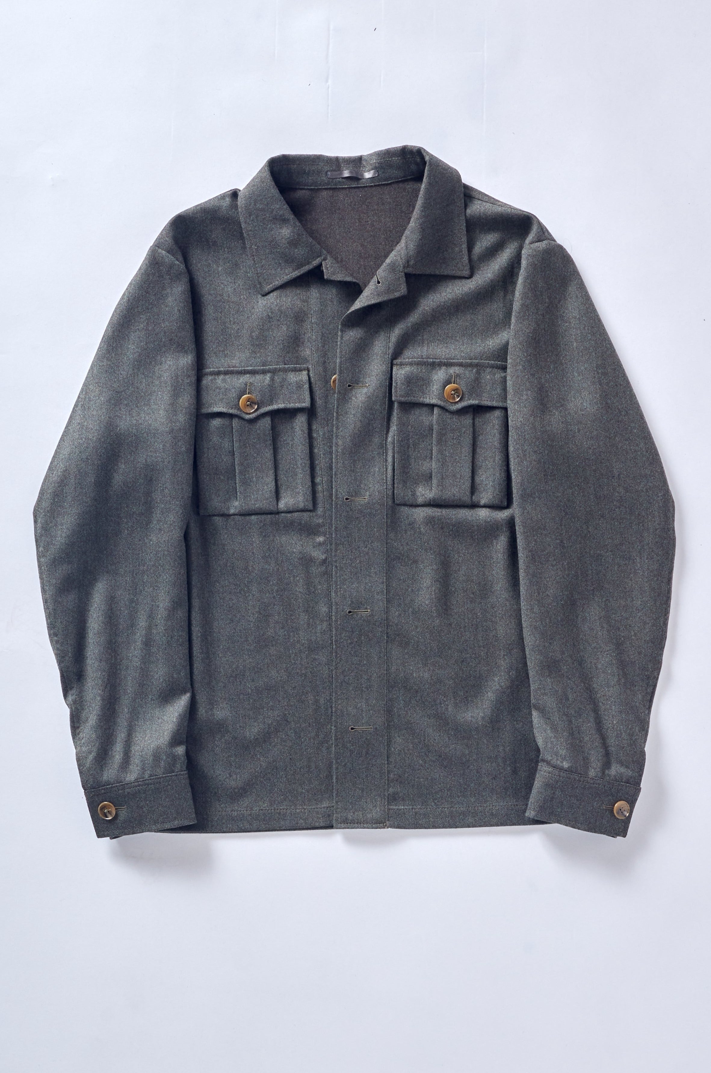 Brown Flannel Overshirt