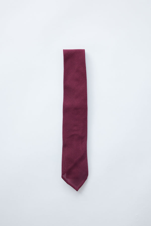 Maroon Grenadine Tie