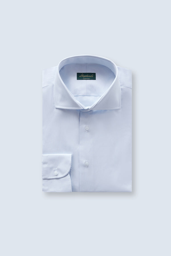 No. 1 Blue Poplin Shirt