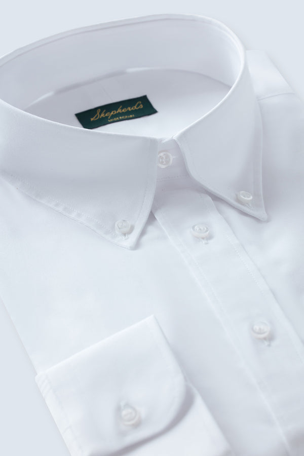 No. 1 White Oxford Cloth Button Down