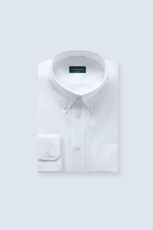 No. 1 White Oxford Cloth Button Down