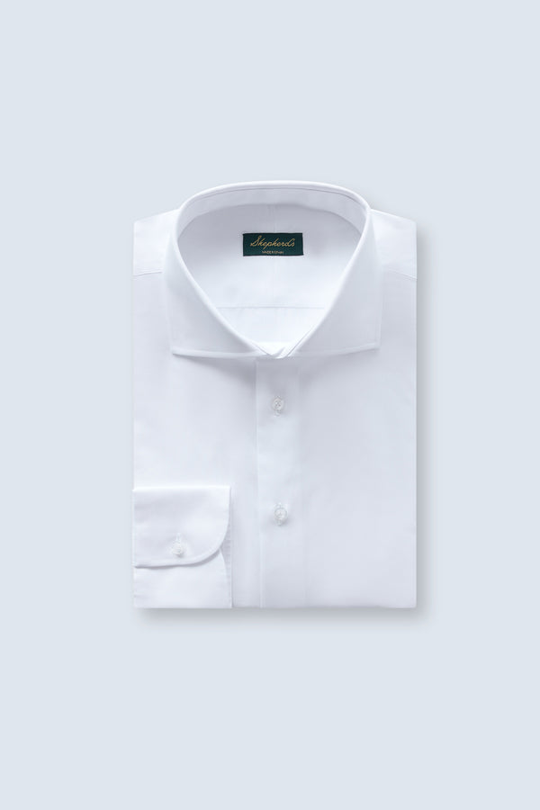 No. 1 White Poplin Shirt