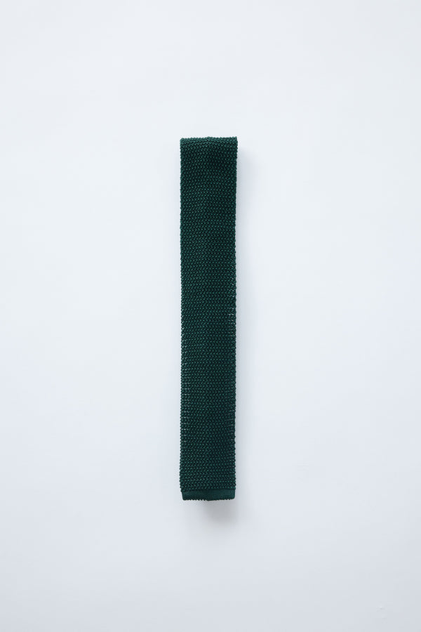 Green Knit Tie