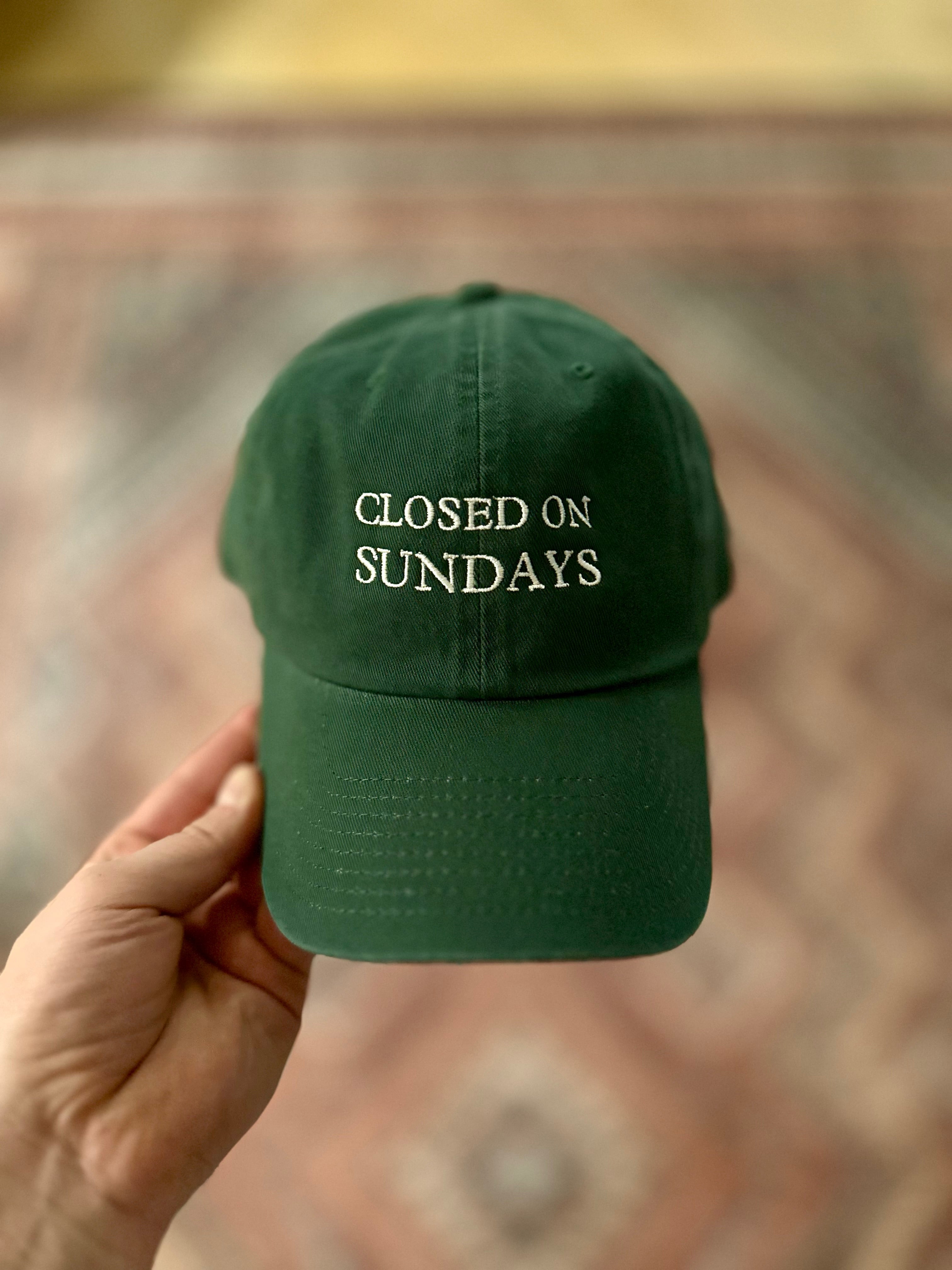 Closed On Sundays Hat - Shepherd's (old)