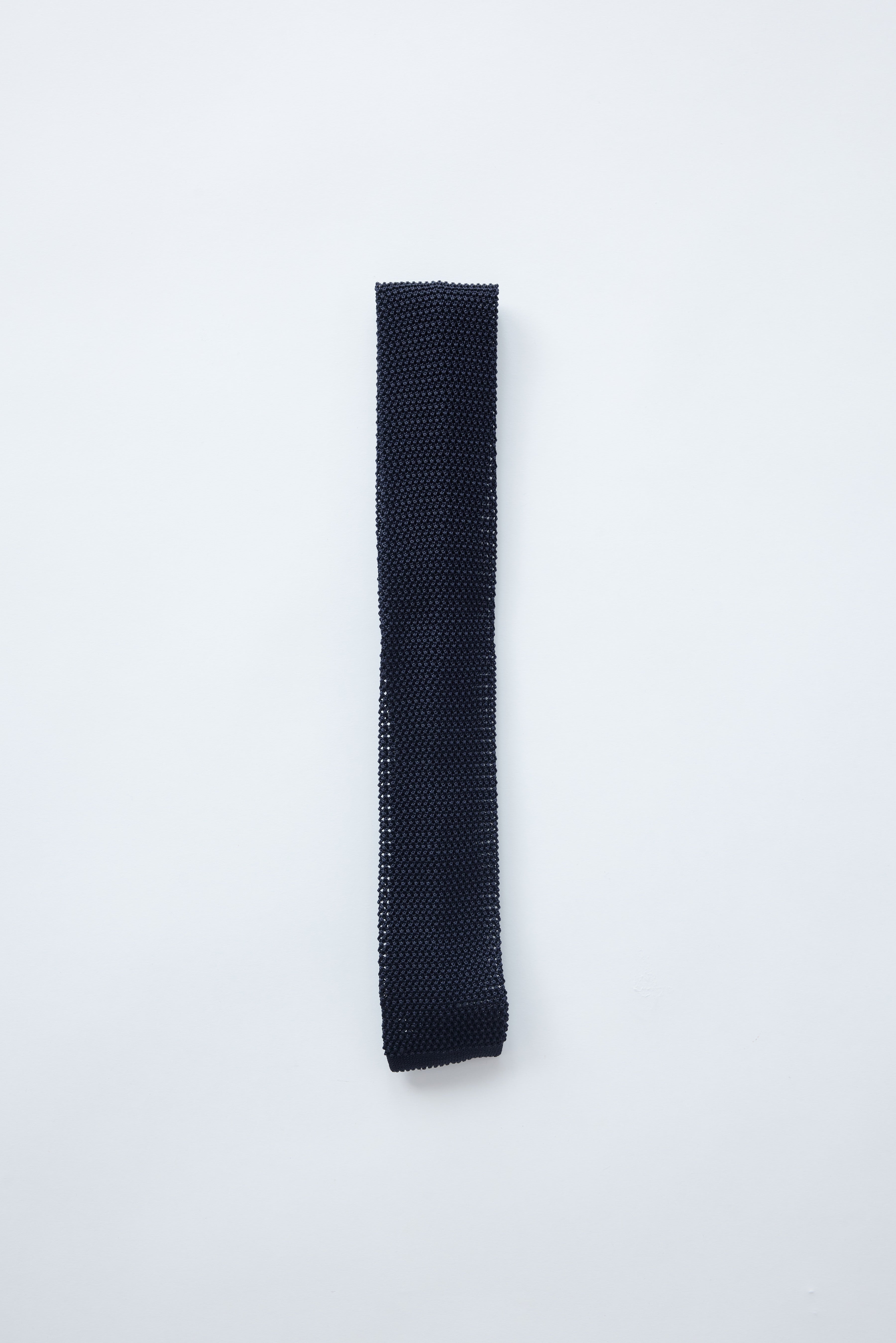 Navy Knit Tie - Shepherd's Clothing Inc