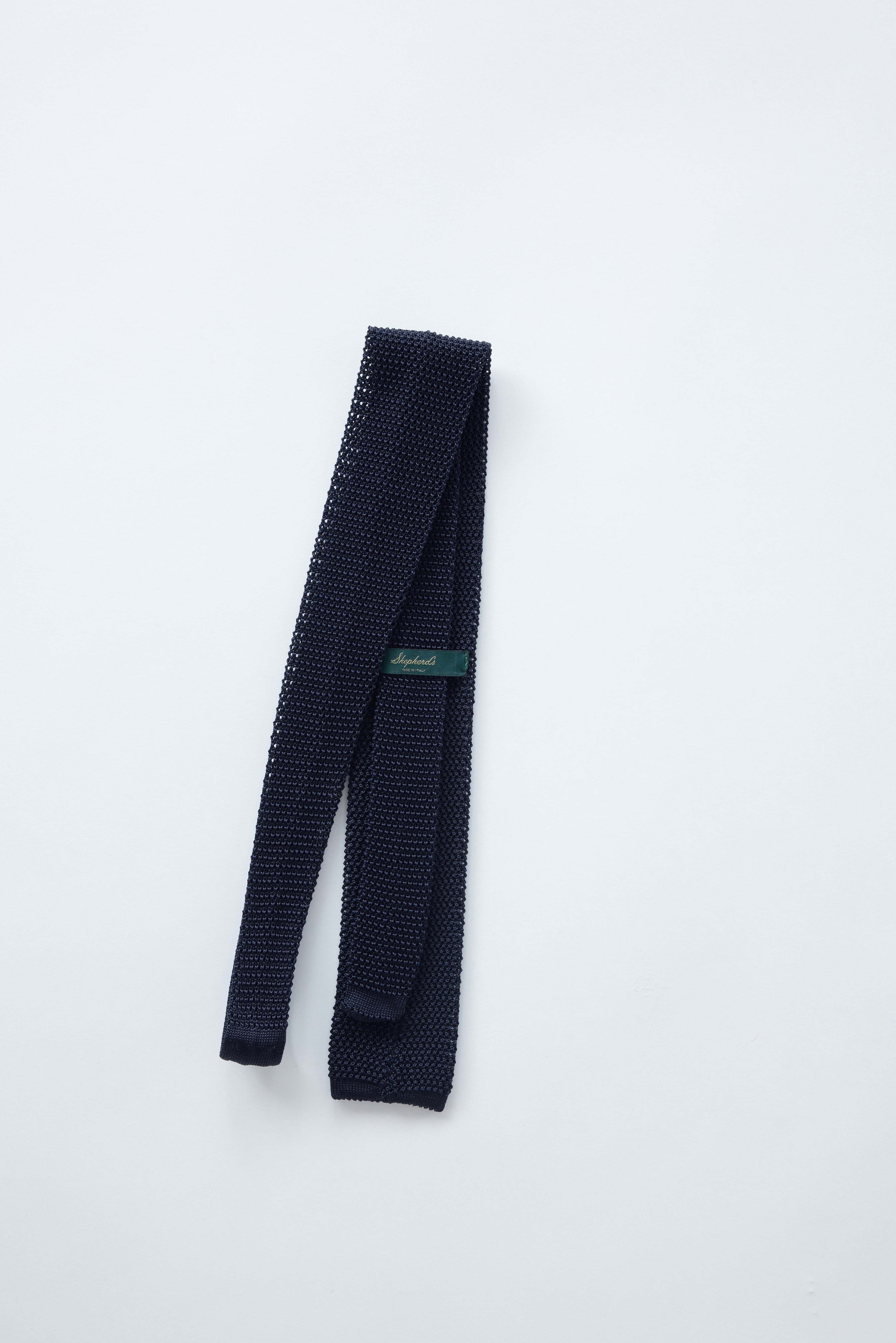 Navy Knit Tie - Shepherd's Clothing Inc