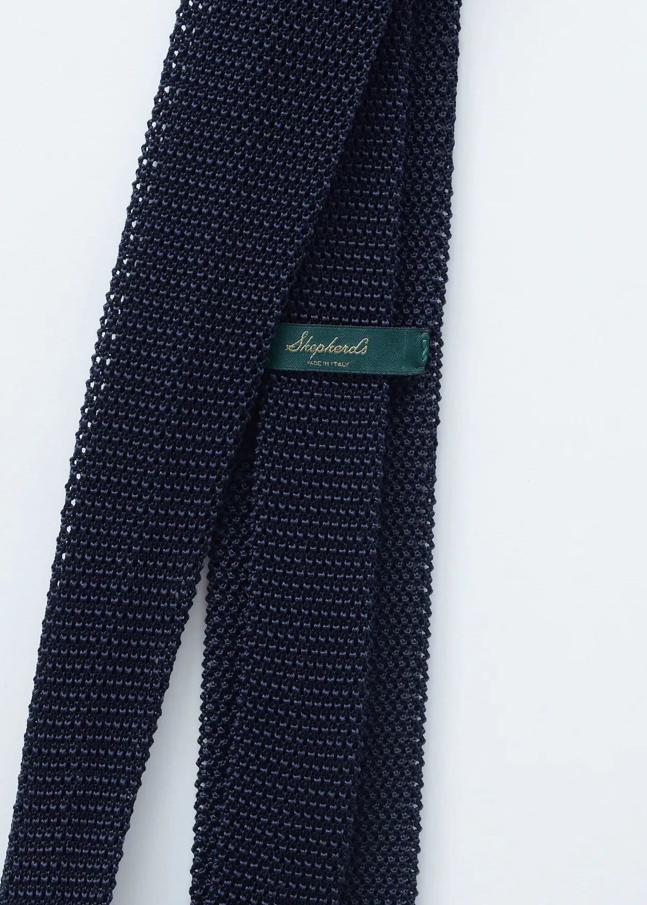 Navy Knit Tie - Shepherd's Clothing Inc