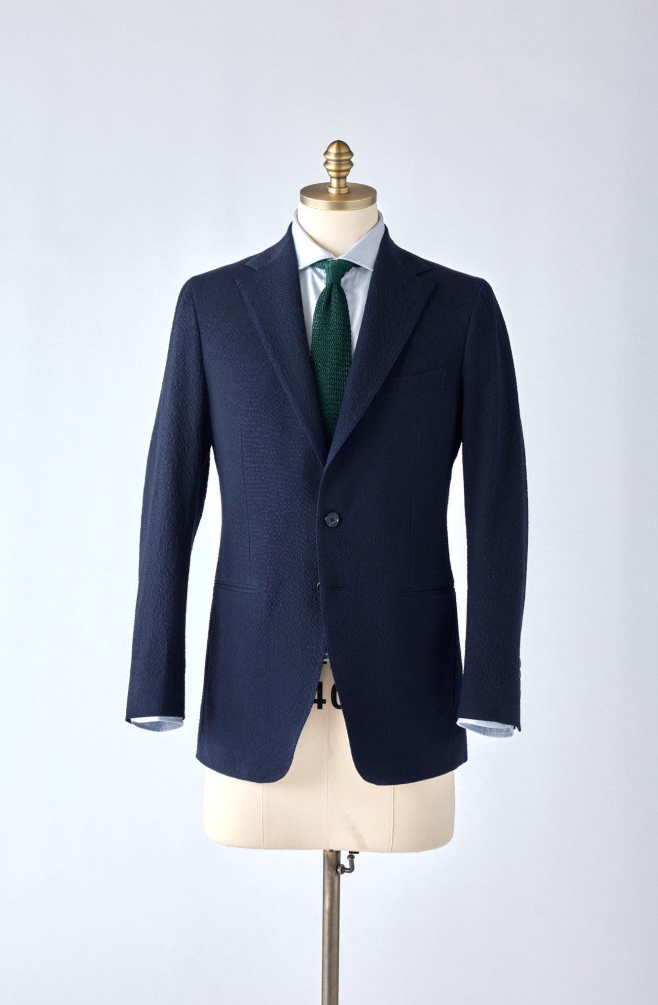 No. 1 Navy Seersucker Suit - Shepherd's Clothing Inc