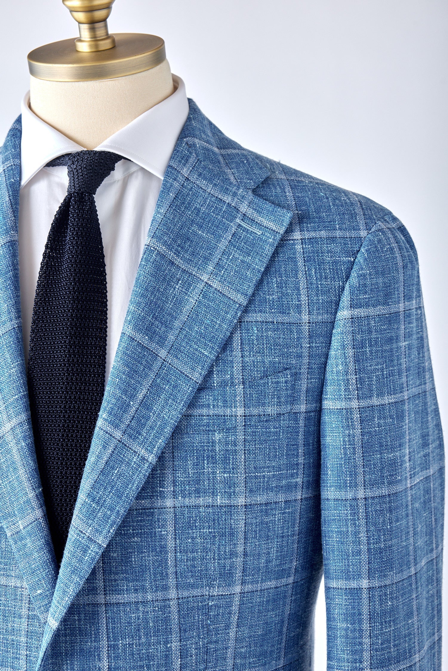 No. 2 Linen Windowpane Jacket - Shepherd's Clothing Inc