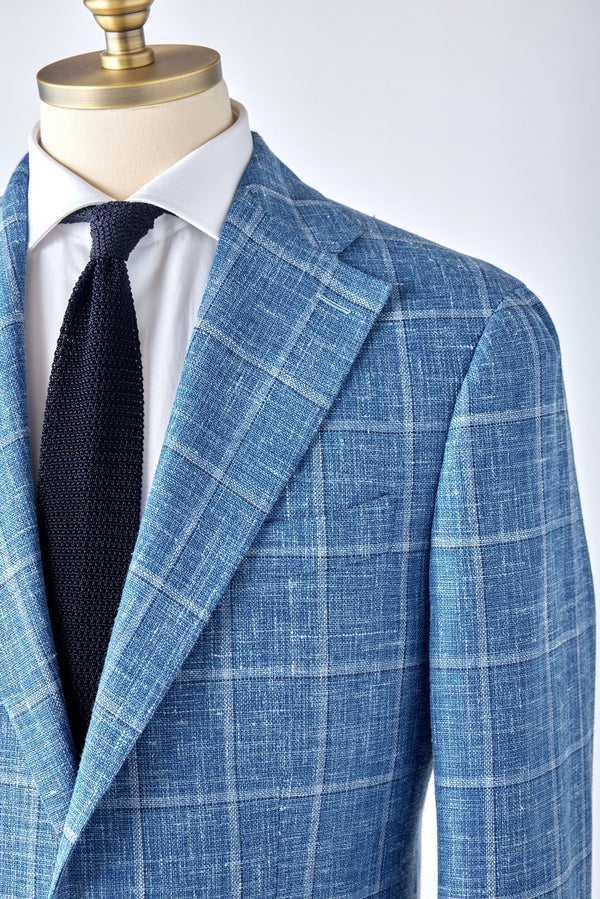 No. 2 Linen Windowpane Jacket