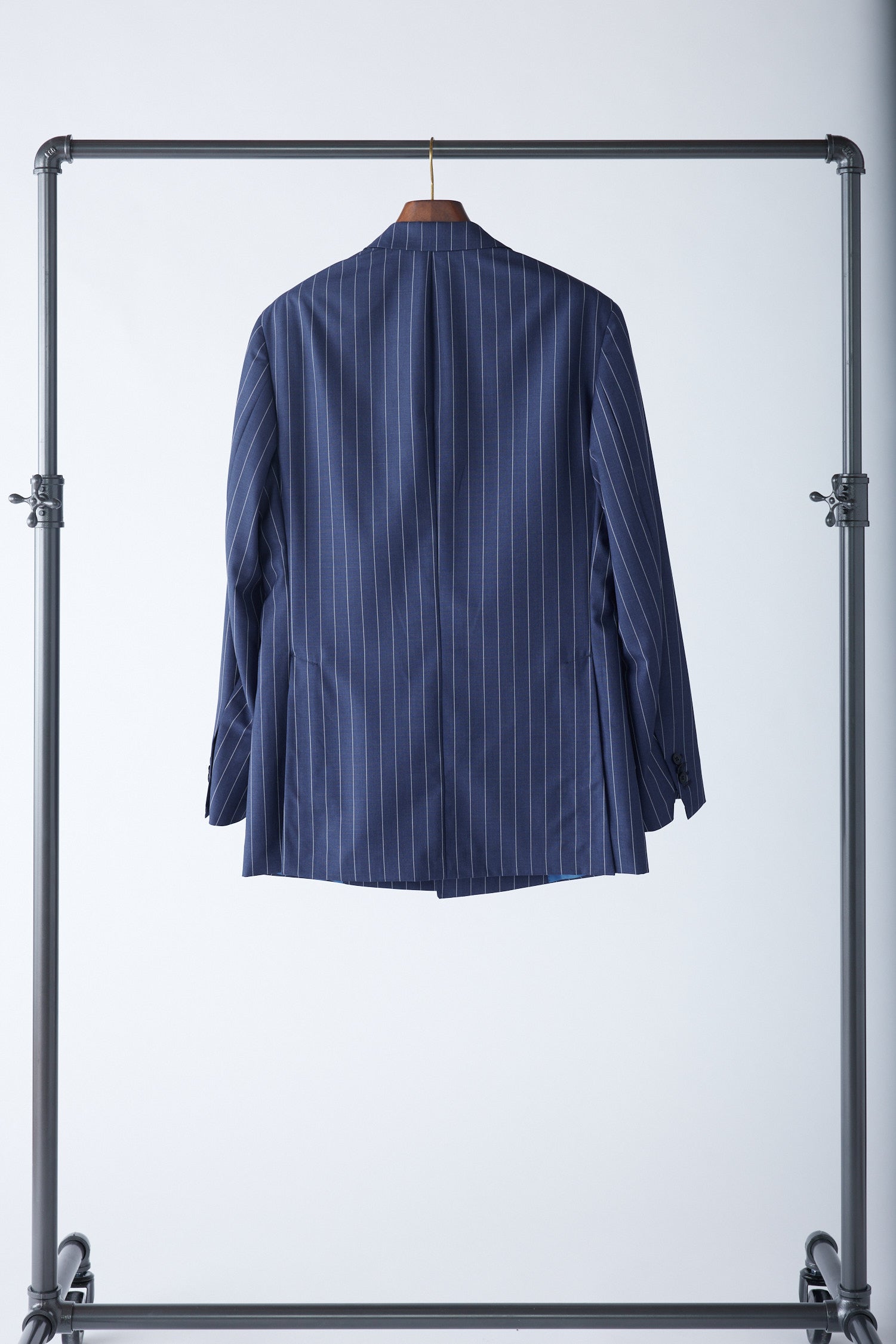 No. 2 Navy Pinstripe Double-Breasted Suit - Shepherd's Clothing Inc