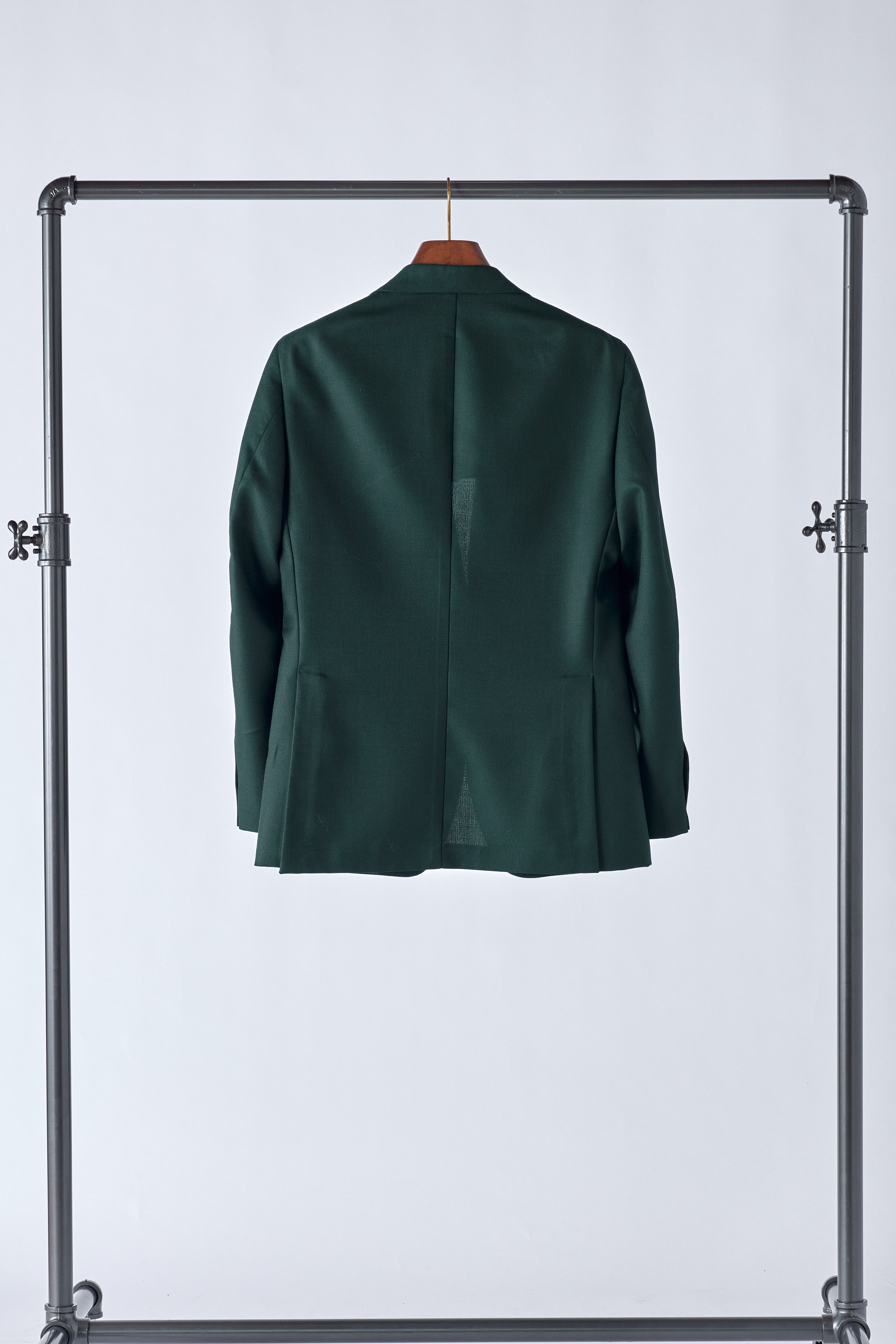 No. 1 Dark Green Hopsack Jacket