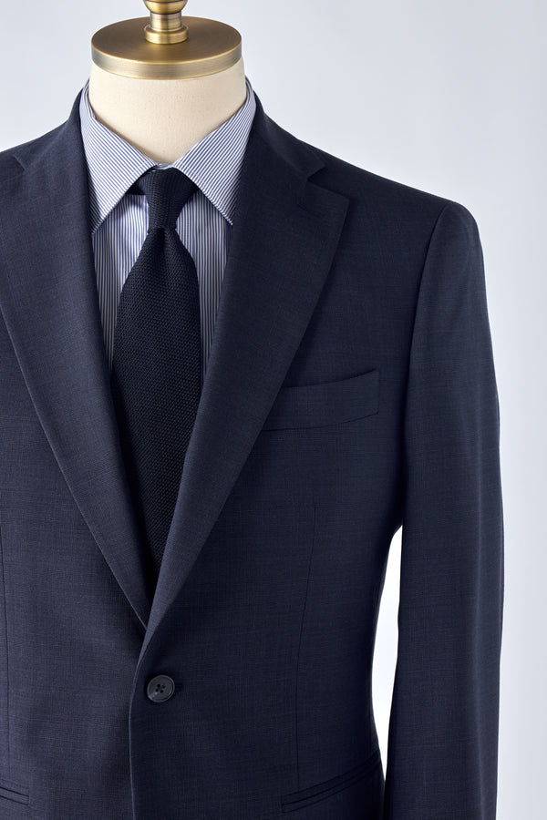 No. 1 Navy Prince of Wales Check Suit