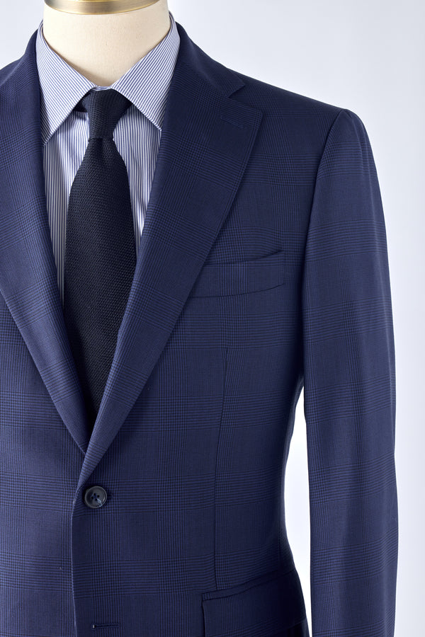 No. 2 Blue Prince of Wales Check Suit