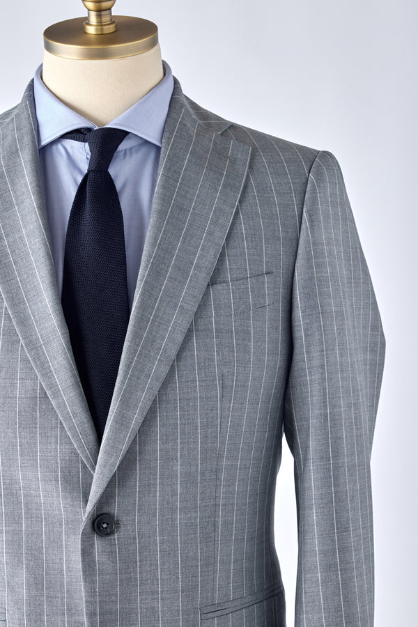 No. 2 Gray Pinstripe Suit