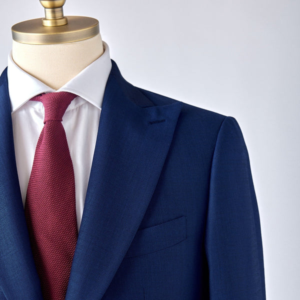 No. 2 Peak Lapel Birdseye Suit