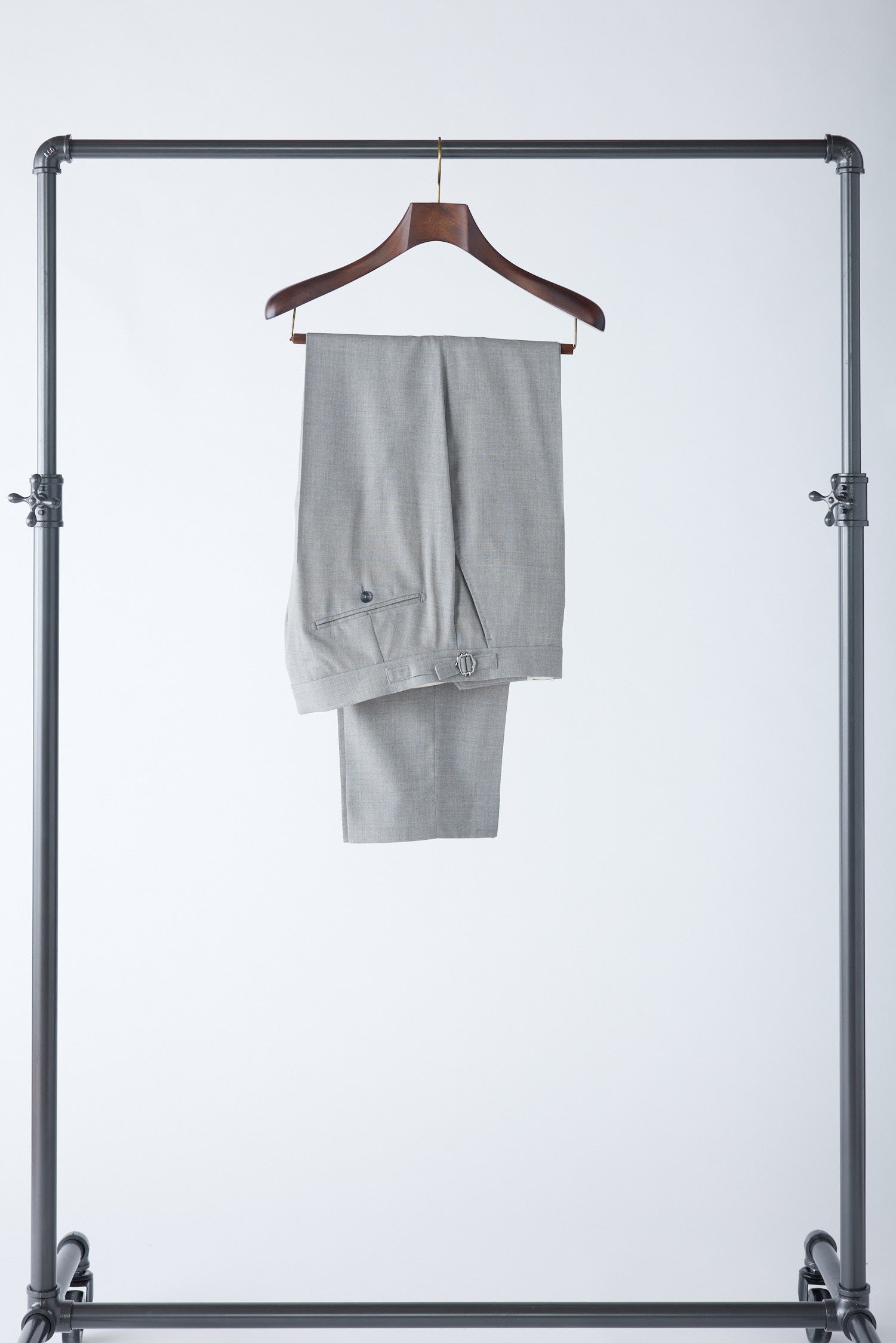 Signature Gray Loro Piana Trousers - Shepherd's Clothing Inc