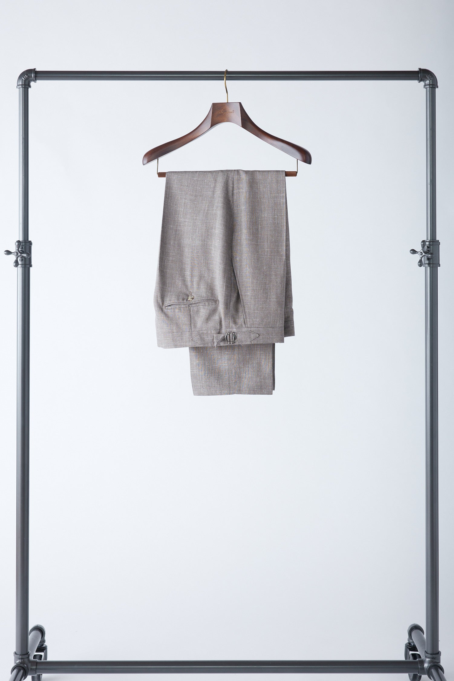 Signature Mid-Brown Linen Trousers - Shepherd's Clothing Inc