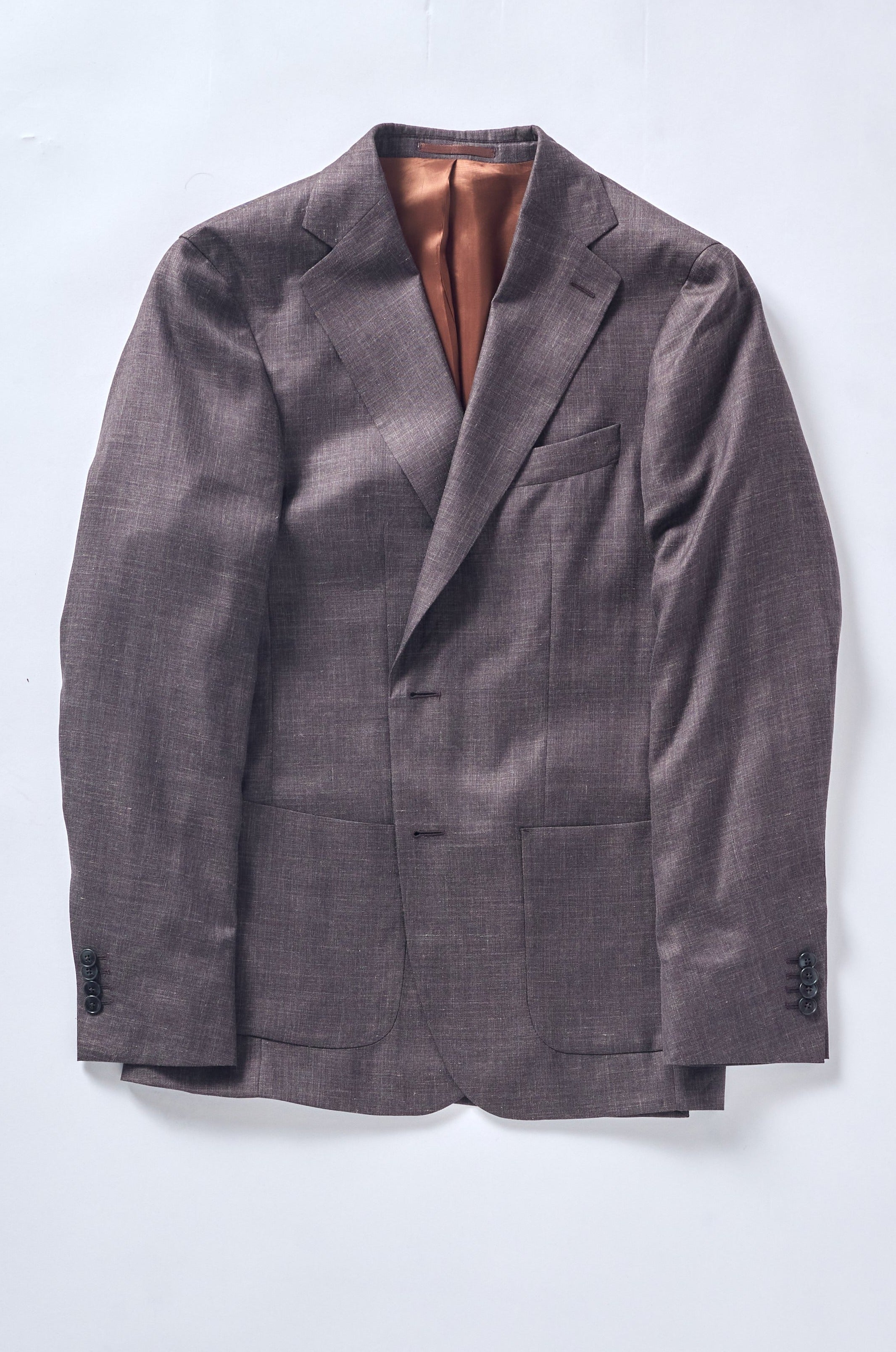 Signature Brown Cashmere-Silk Jacket