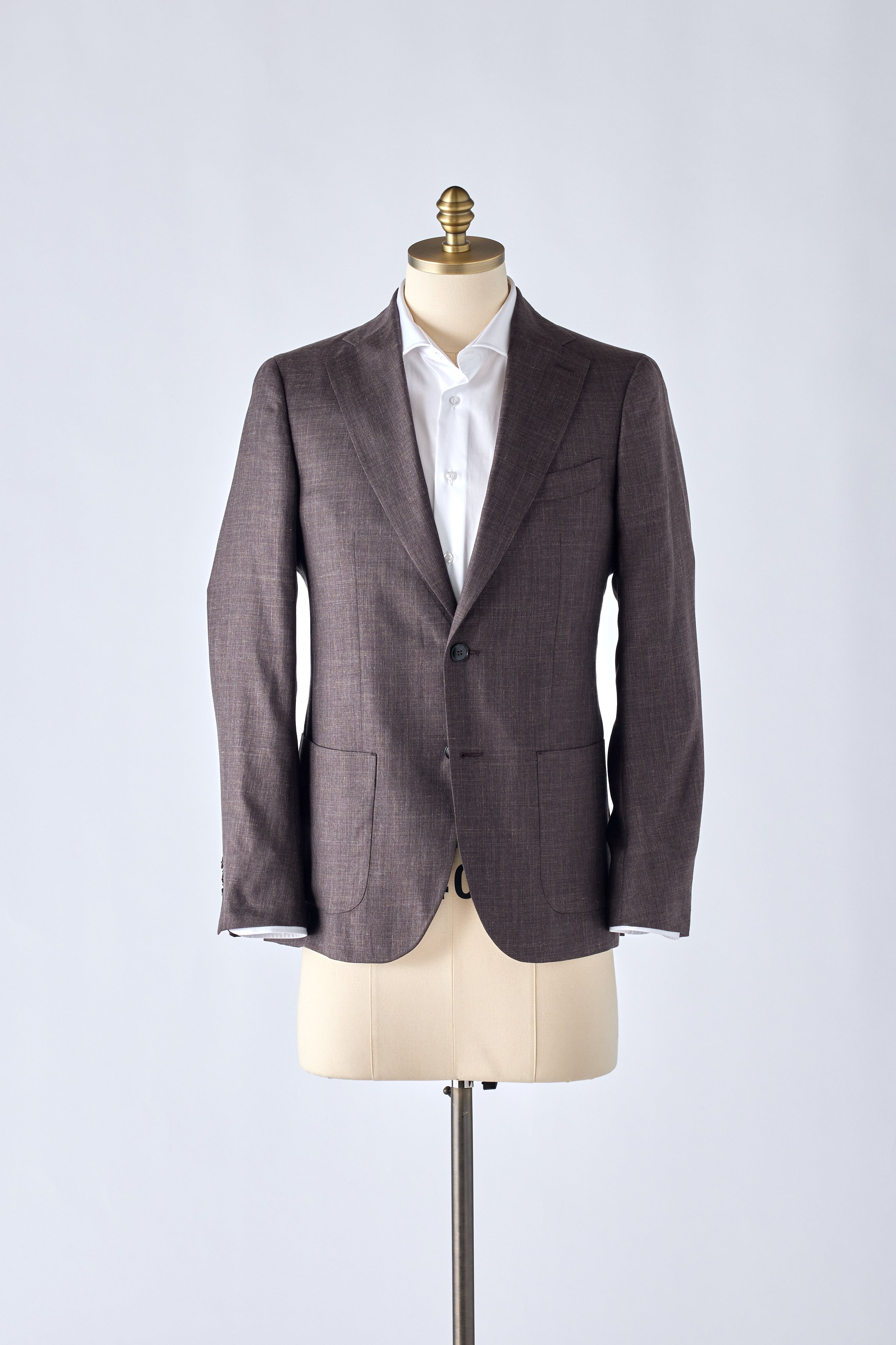 Signature Brown Cashmere-Silk Jacket