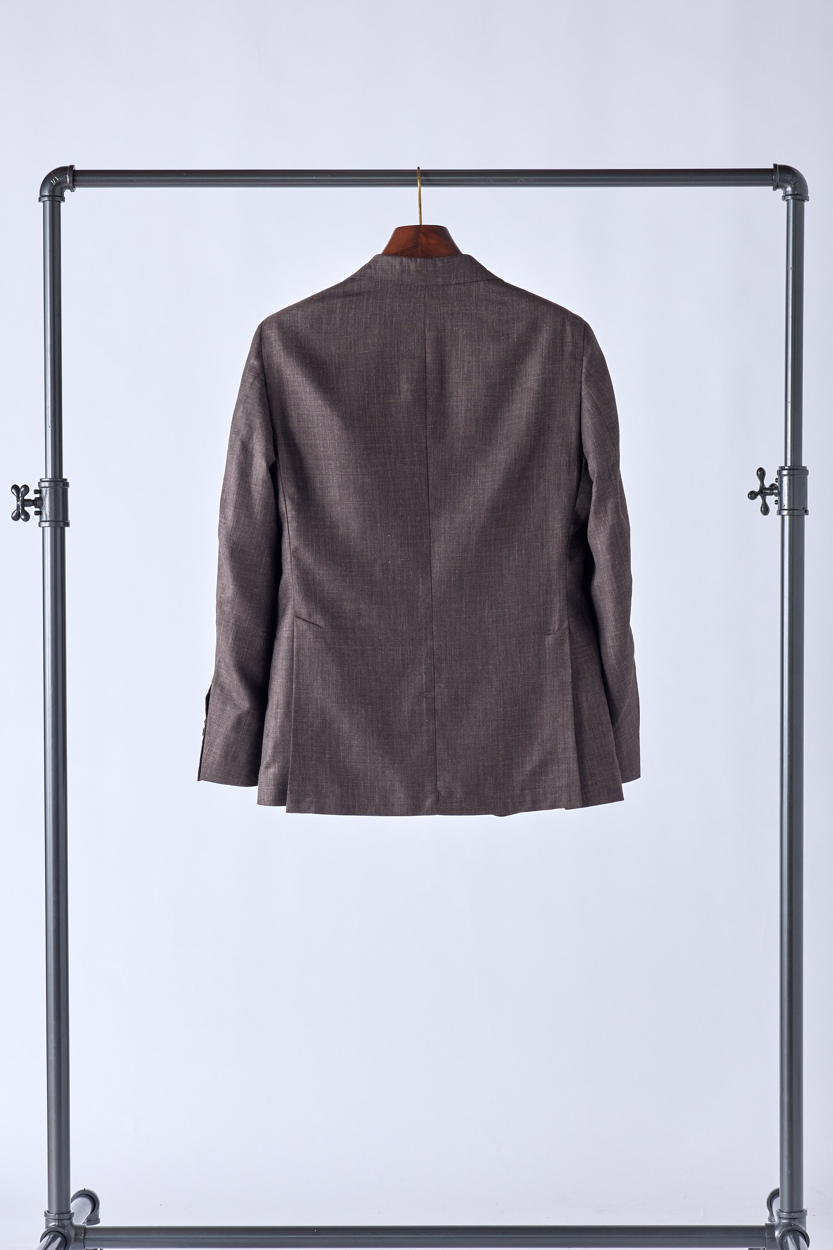 Signature Brown Cashmere-Silk Jacket