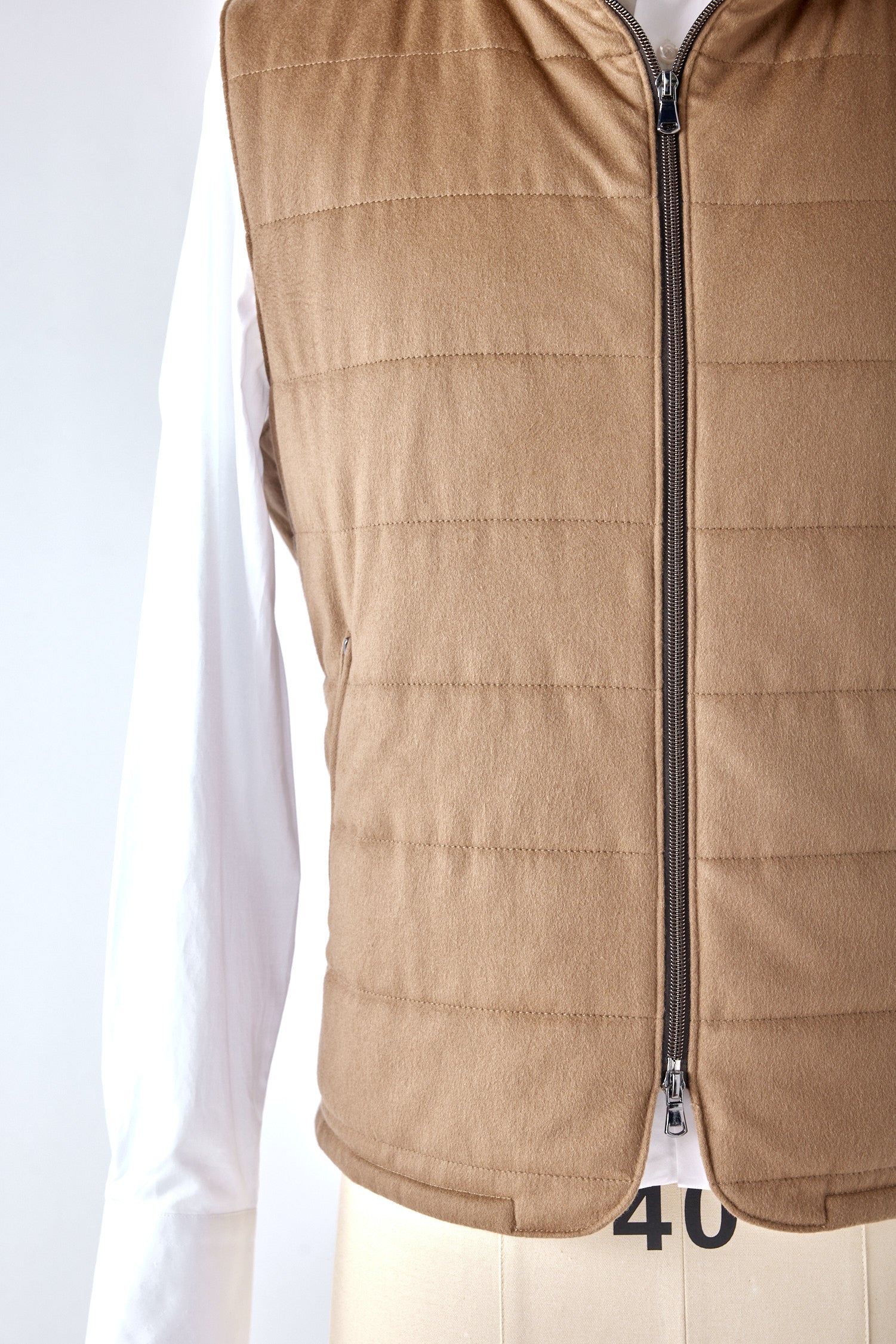 Signature Camel Cashmere Vest - Shepherd's Clothing Inc