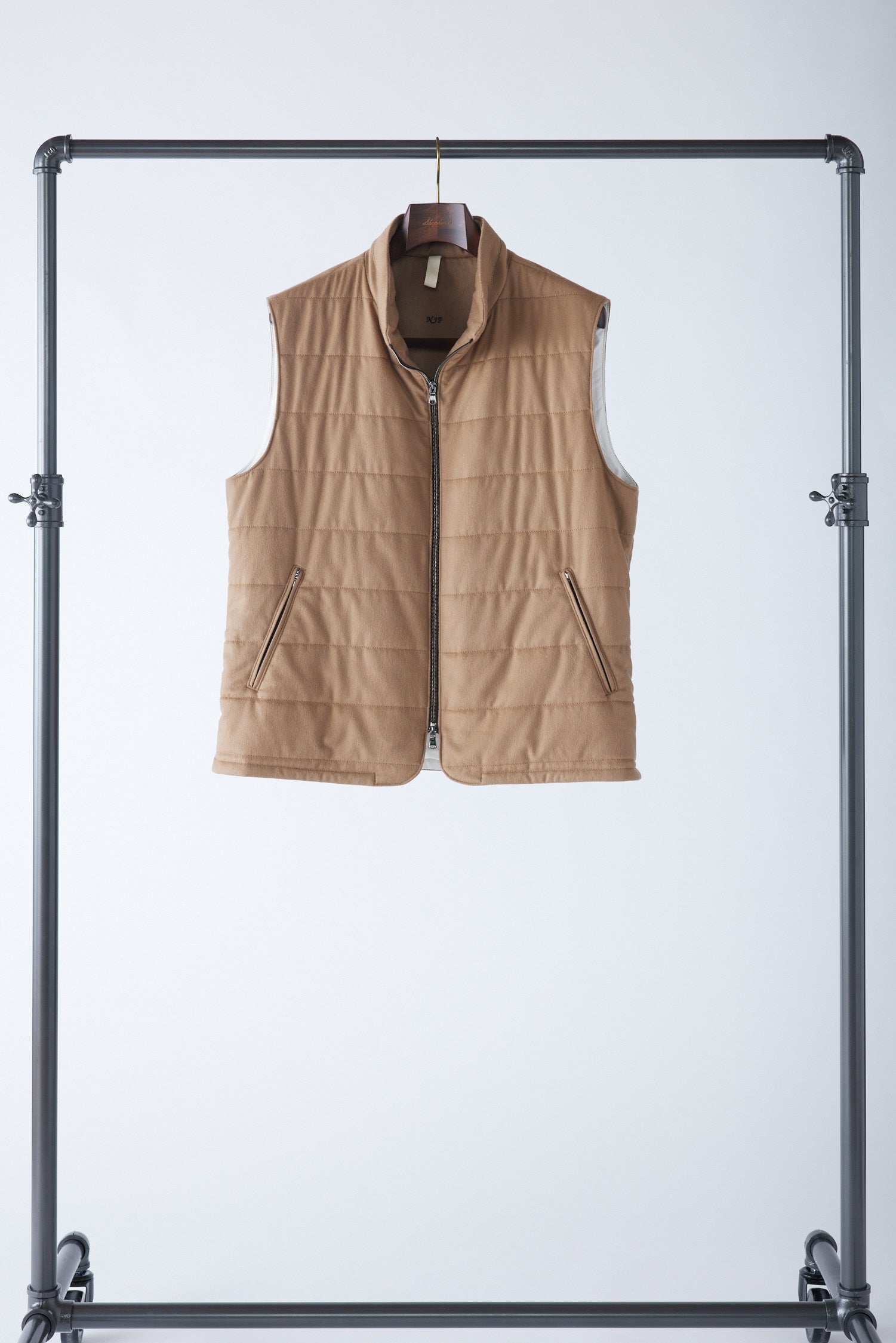 Signature Camel Cashmere Vest - Shepherd's Clothing Inc