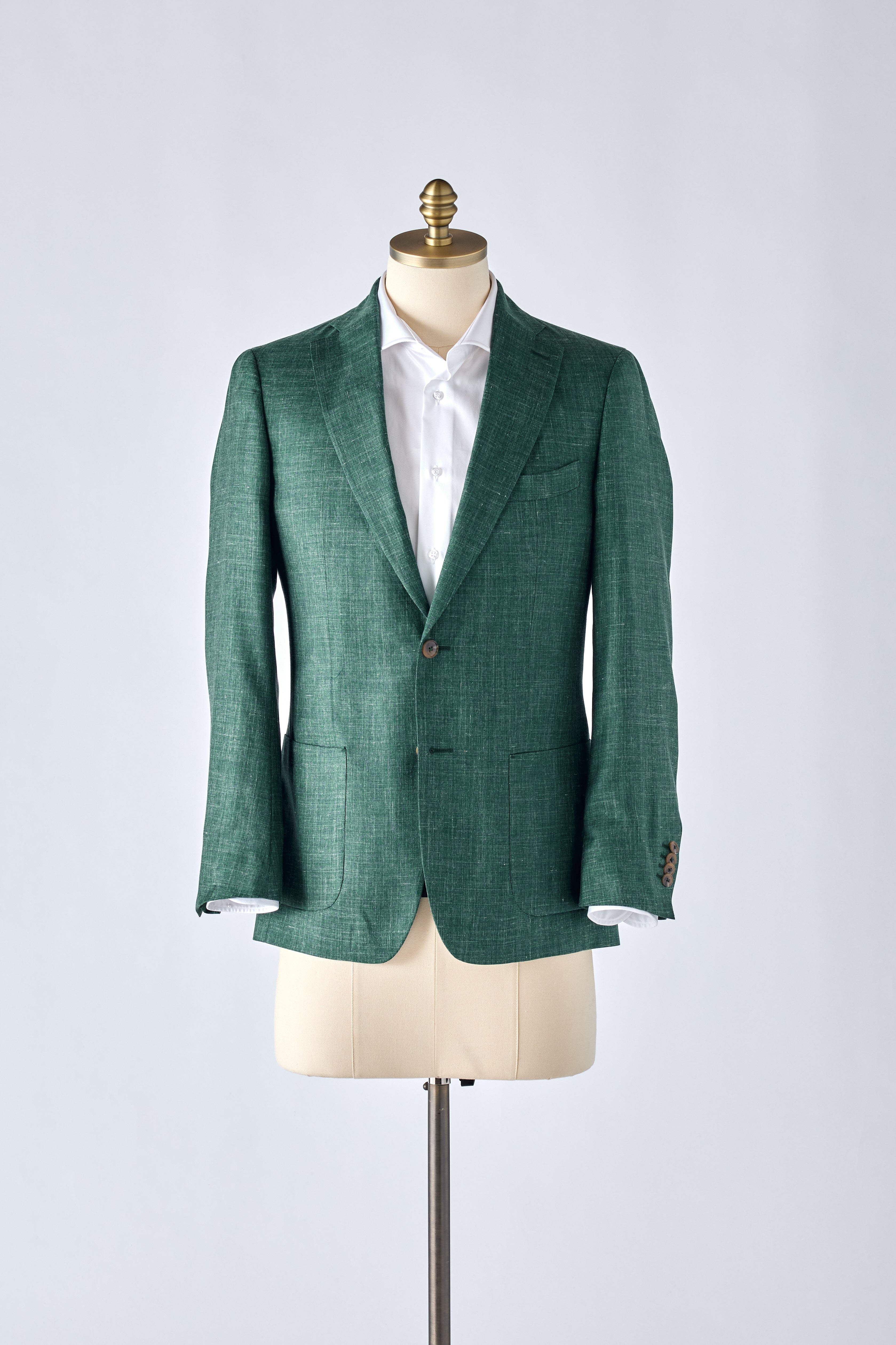 Signature Green Cashmere-Silk Jacket