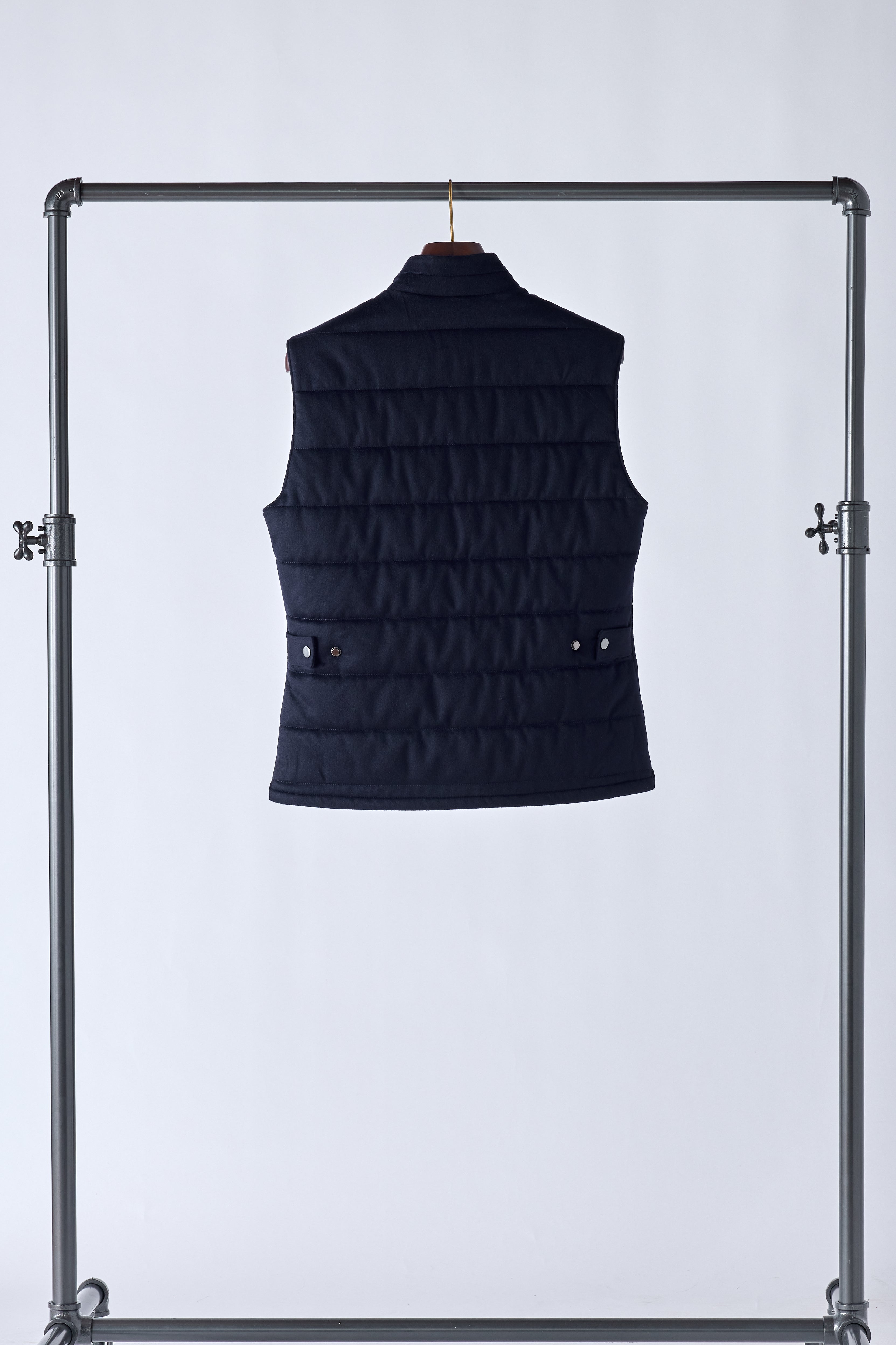 Signature Navy Cashmere Vest