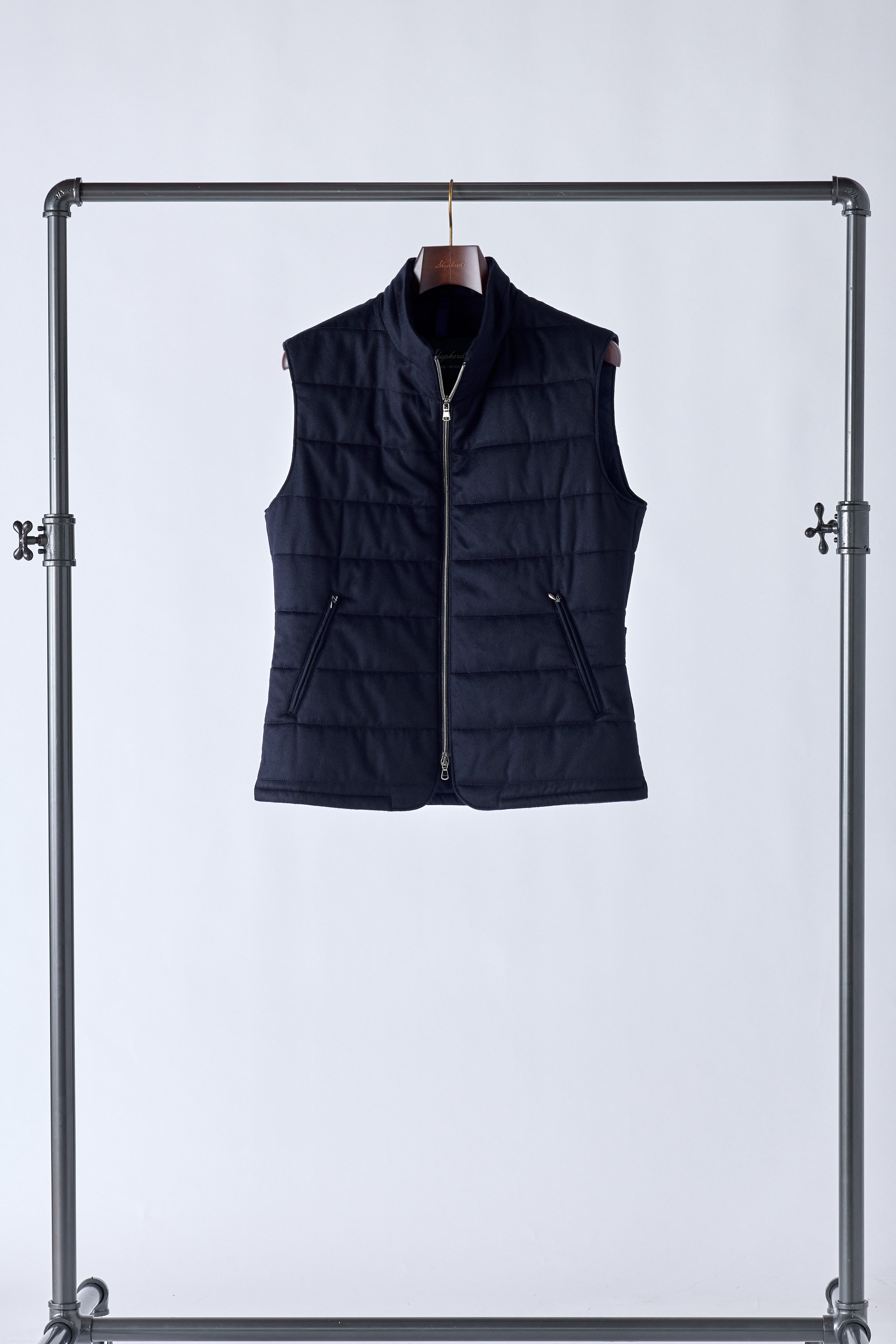 Signature Navy Cashmere Vest