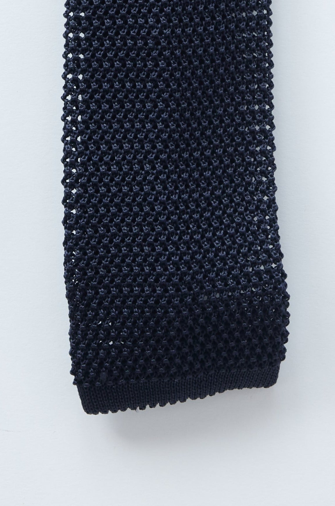 Navy Knit Tie - Shepherd's Clothing Inc