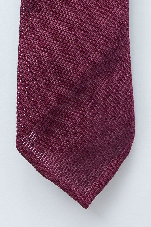 Maroon Grenadine Tie